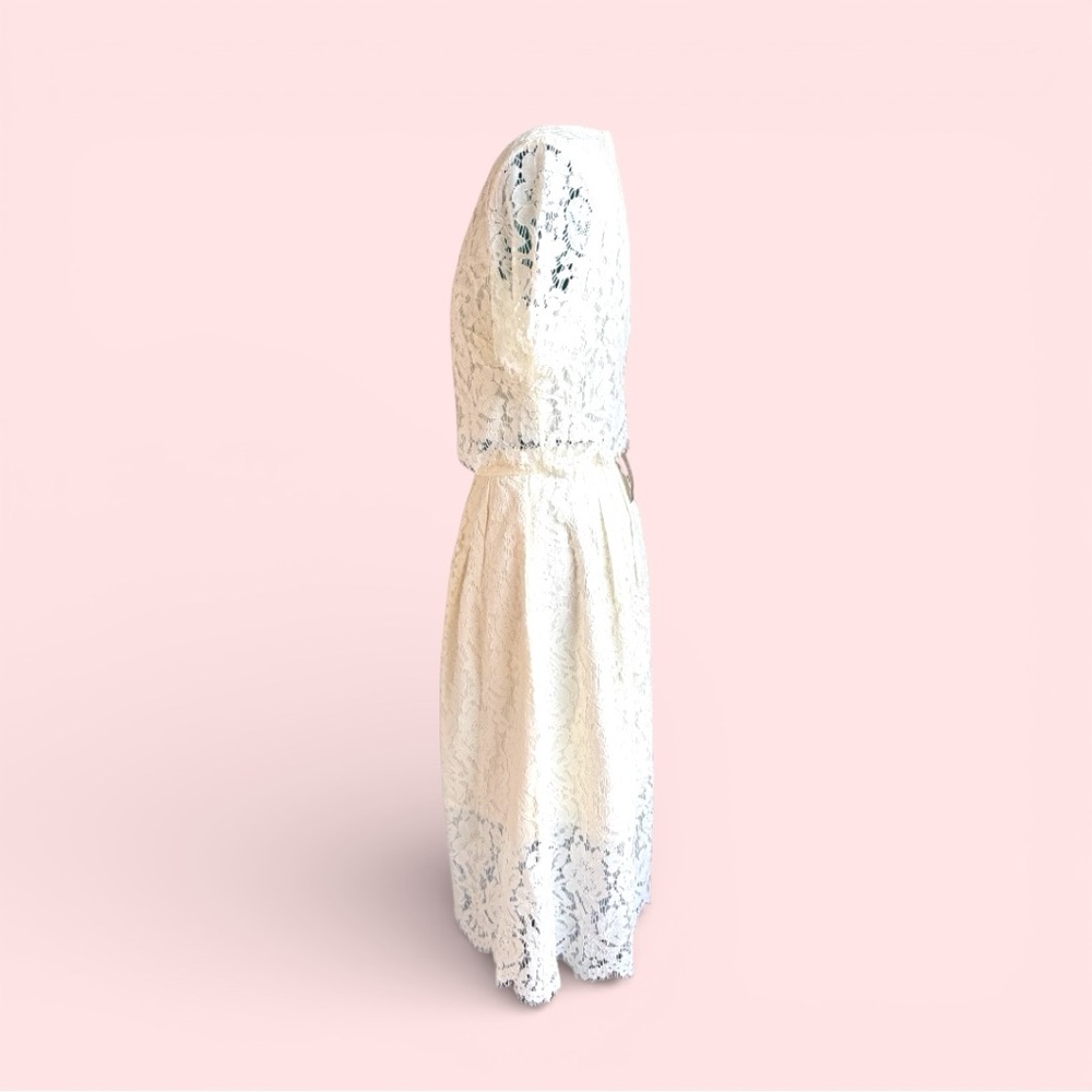 J. Crew Bridal Collection White Lace Bride 2 Piece - Picture 6 of 17